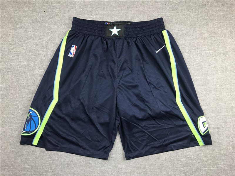 2025 Men NBA Dallas Mavericks Shorts Nike Blue style 1